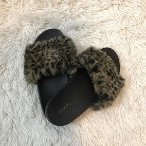 Fuzzy/ furry slides